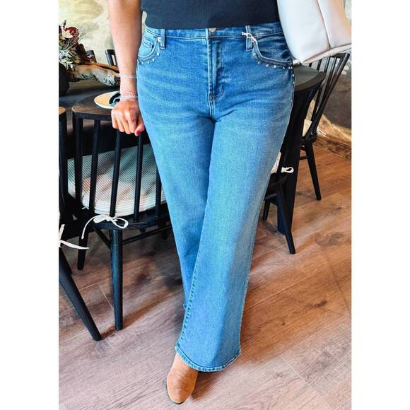 DEAR JOHN DENIM Pants - NEW DEAR JOHN DENIM micah wide leg jeans in slate